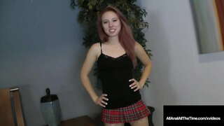 Crveni Glavu Komad Sofie Carter uživa put u njen mali šupak sa hrpu vozač, psećim stilom, širokom, lizanja anusa i više! Pun Video &amp;amp; Više u AllAnalAllTheTime.com!