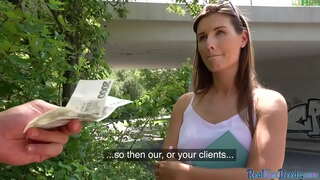 POV park kødde med søte europeiske amatør